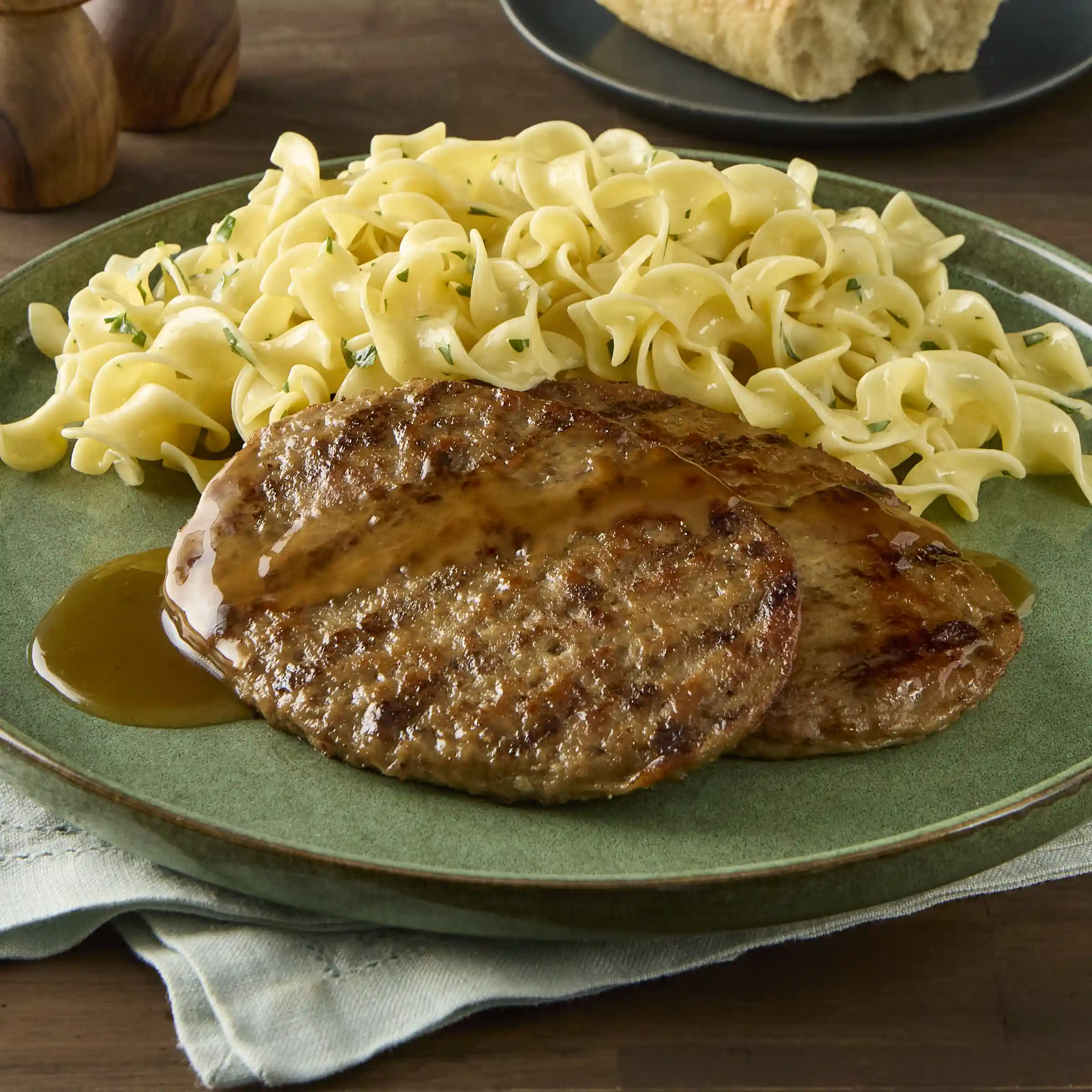 AdvancePierre™ Fully Cooked Charbroiled Patties for Salisbury w/ Beef & Chicken_image_2