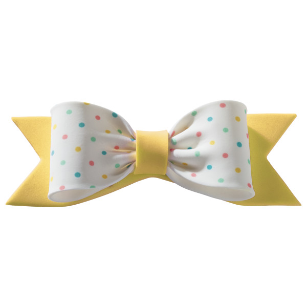 Pastel Dots Assortment Gum Paste Bows