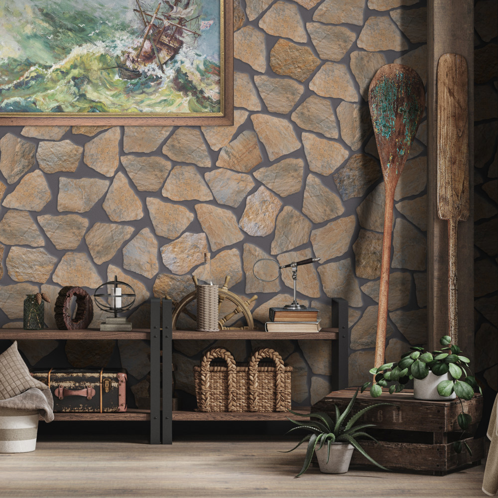 Montesa Marron 8 in. x 12 in. Porcelain Floor and Wall Tile