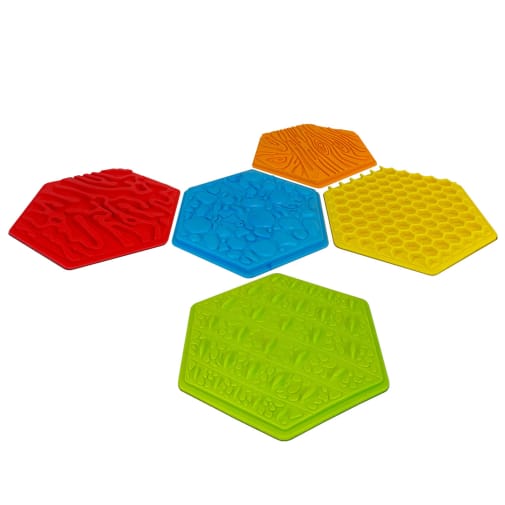 Playzone-fit Sensory Play Steps | 5 Colorful Textured Stepping Stones