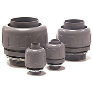 Liquid Tight Connector, Nylon 6, Straight, Rated 125°C, 2 in.
