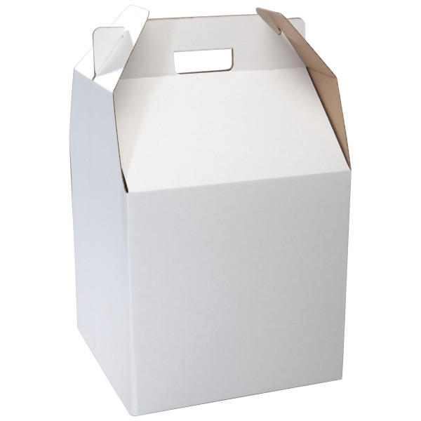 Tall Square with Handle Cake Box