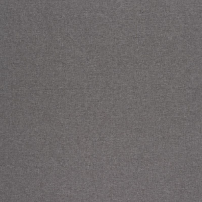 Grey linen-textured wallpaper covering the entire frame with a subtle woven pattern; evenly lit, flat surface in a neutral interior lacking visible windows or furnishings.