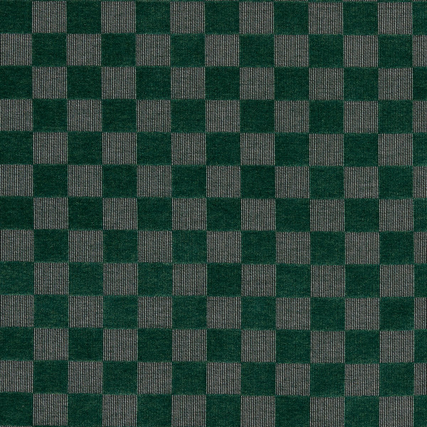 Checkerboard Emerald Roman blind