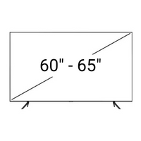 60" to 65" TVs