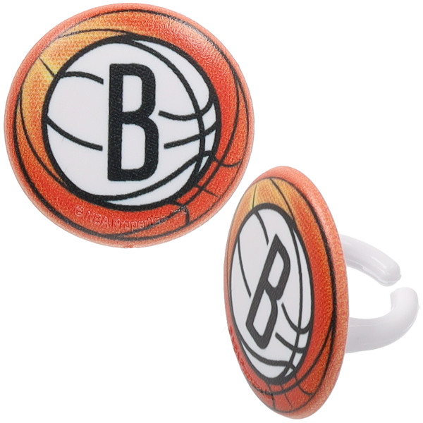NBA Team Basketball Cupcake Rings