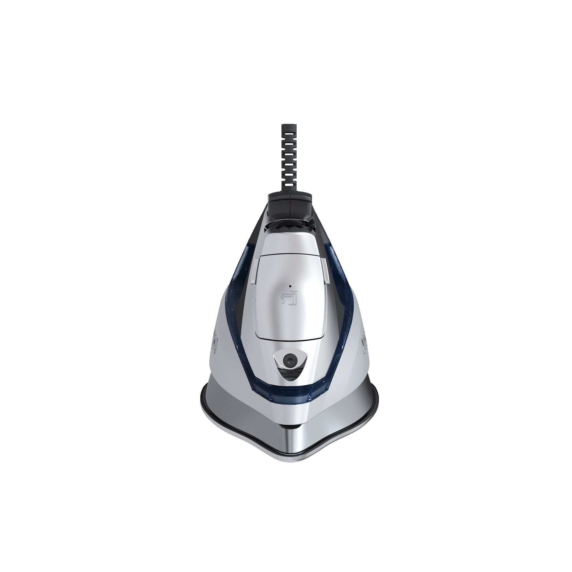 Front view of the BLACK+DECKER Allure Steam Iron showing water fill portal