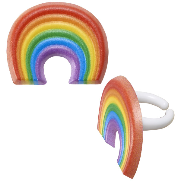 Traditional Rainbow Cupcake Rings