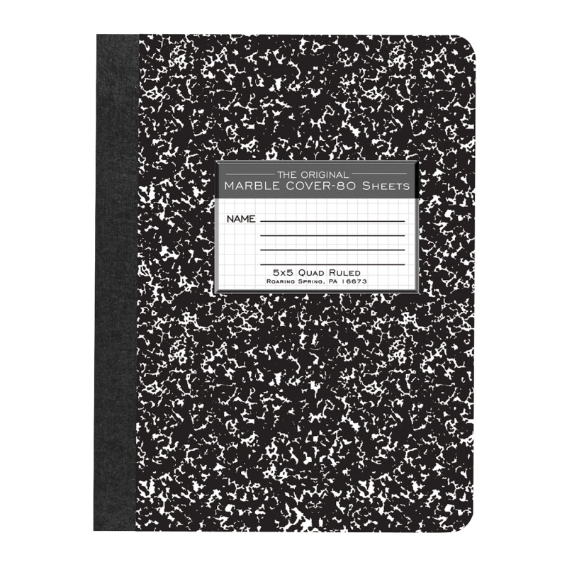Composition+Book%2CQuad+Ruled%2C5%26quot%3Bx5%26quot%3B%2C80+Sh%2C9-3%2F4%26quot%3Bx7-1%2F2%26quot%3B%2CBK
