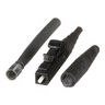 LC Fiber Optic Connector, Simplex, 50 µm Multimode, 1.6 mm, Black Boot