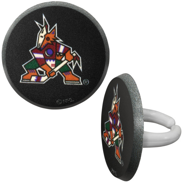 NHL® Team Puck Cupcake Rings