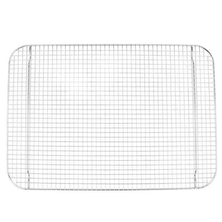 Full-size Super Pan V® stainless steel wire cooling grate for bun/sheet pan