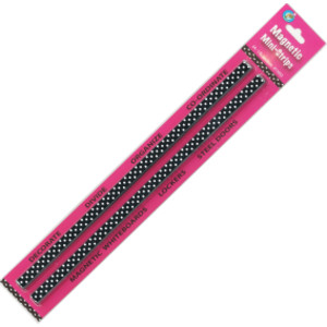 Mini Magnetic Magi-Strips, B/W Dots, 24'
