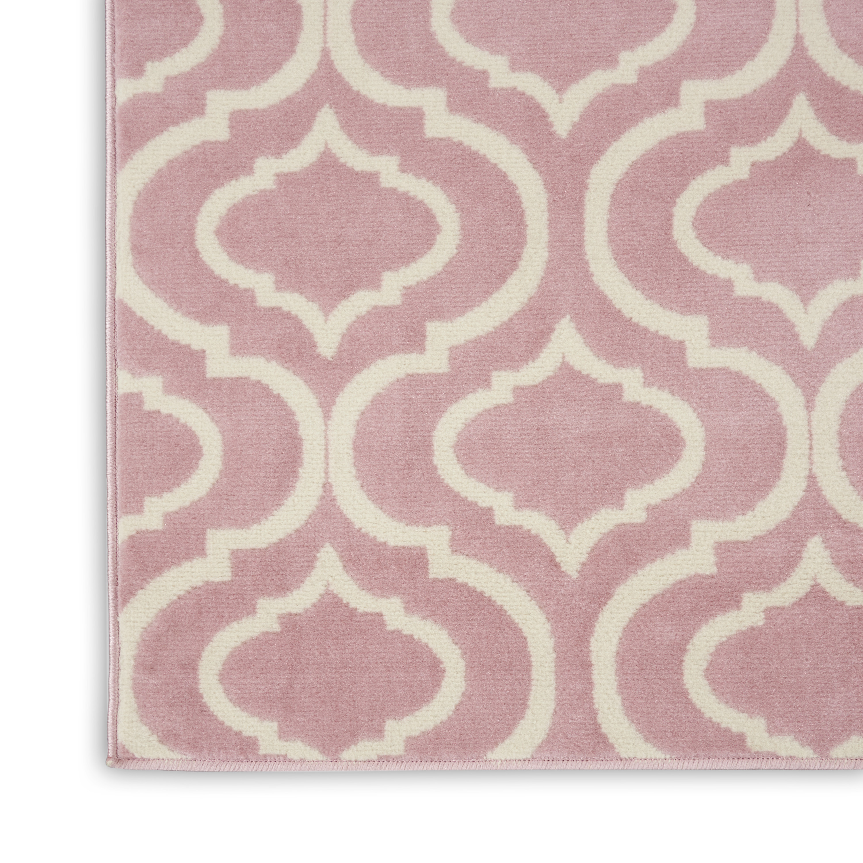 Nourison Jubilant 7'10" x 9'10" Pink Contemporary Indoor Rug