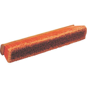 Carlisle, Flo-Pac®, 24in, Sweep With Heavy Polypropylene Center, Polypropylene Bristles, Orange