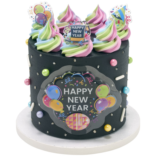 Happy New Year Confetti Pop Tops®