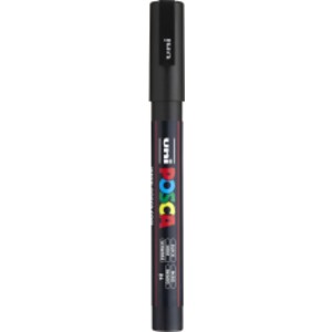 PC-3M Paint Marker, Fine Bullet Tip (0.9-1.3 mm), Black