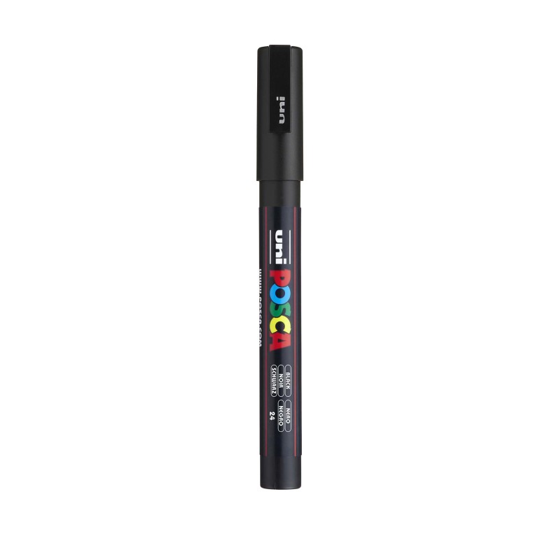 PC-3M Paint Marker, Fine Bullet Tip (0.9-1.3 mm), Black