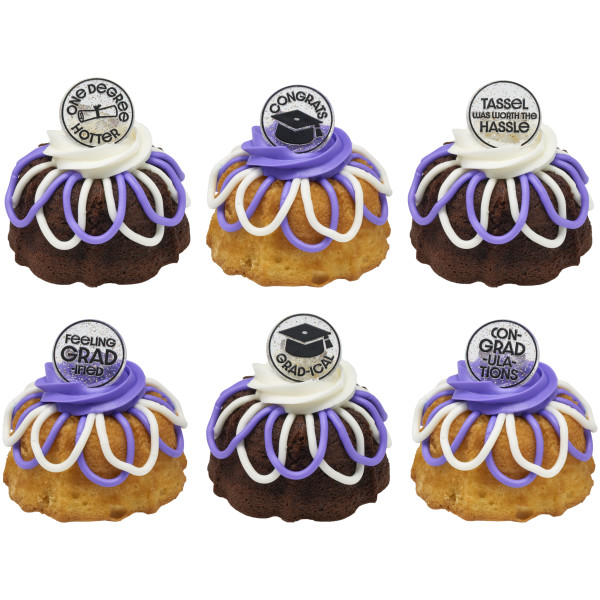 Confetti Grad Cupcake Rings
