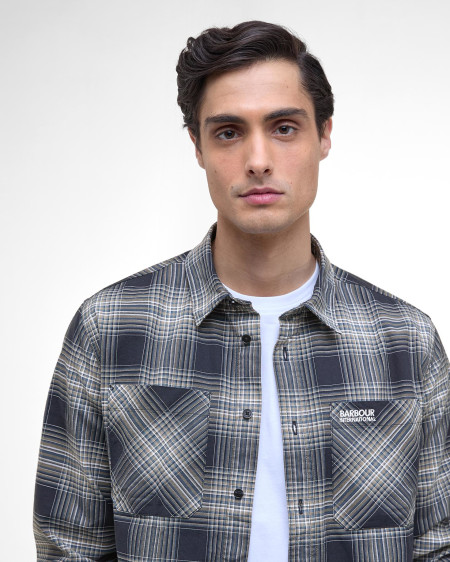 Camicia a quadri Hall a maniche lunghe
