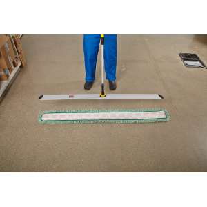 Rubbermaid Commercial, HYGEN, Aluminum Hook & Loop Mop Frame, 60"