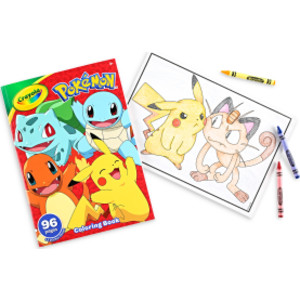 Coloring Book, Pokemon, 96 Pages