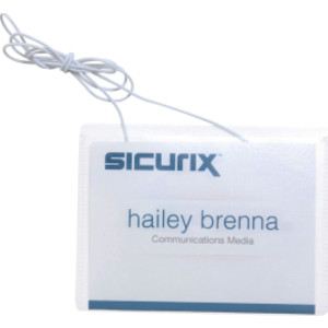 Hanging Style ID Badge Holder Kit with Printable Inserts, 4" x 3", Pack of 50