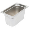 Fourth-size 6-inch-deep Super Pan 3® stainless steel steam table pan