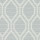 A woven textile patterned with repeating interlocking rounded hexagons, light blue stripes within a white lattice, creating a subtle geometric trellis across a flat upholstery surface.