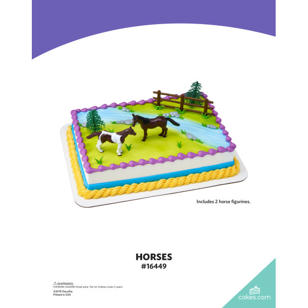 Horses The Magic of Cakes® Icing Only Page