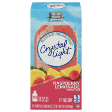 Crystal Light Raspberry Lemonade Drink Mix, 10 ct On-the-Go-Packets