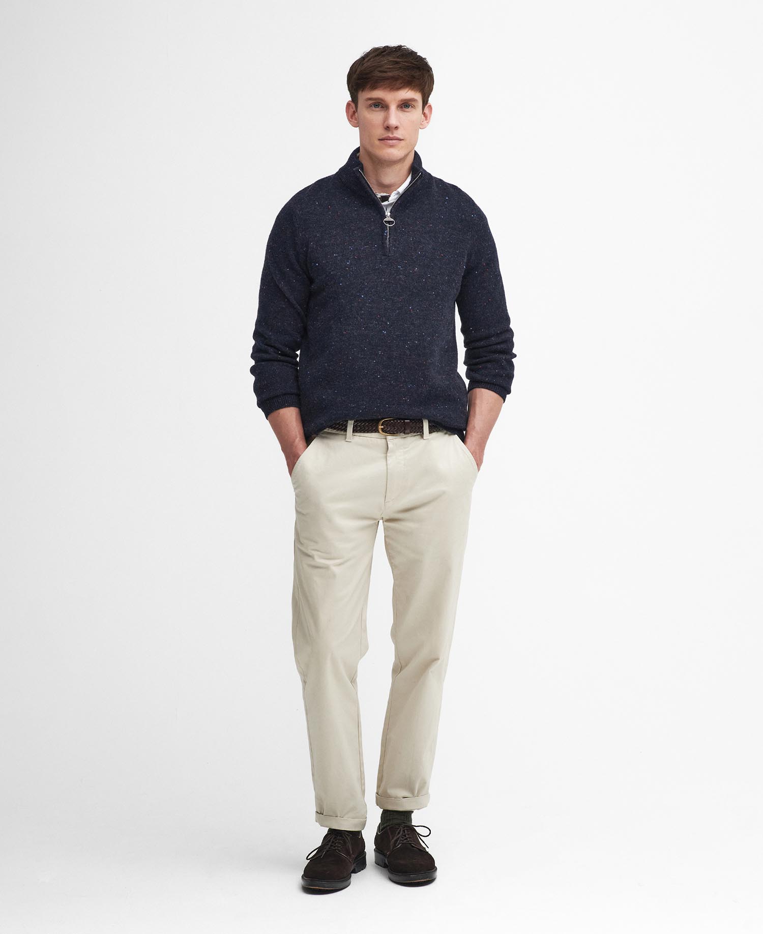 Maglione Tainsbury con zip corta image number 1