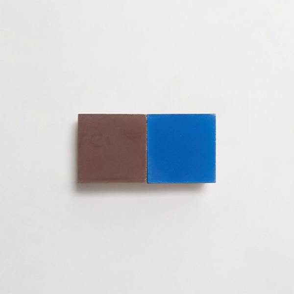 cement: mythology checkerboard | wonderland | baguette | matte | duo | fig + lapis | sample 