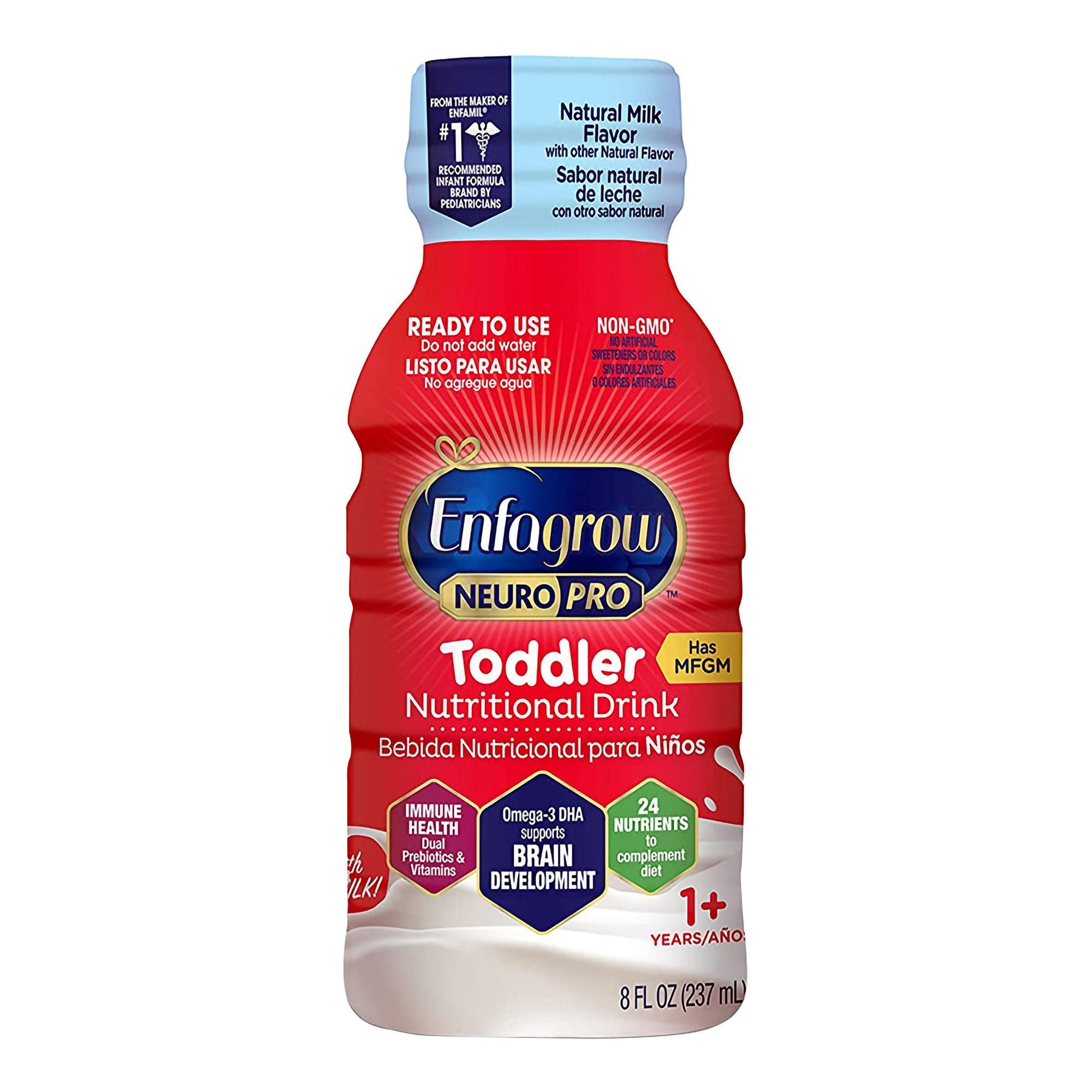 Enfagrow NeuroPro™ Toddler Nutritional Drink, Natural Milk Flavor, 8-oz. Bottle