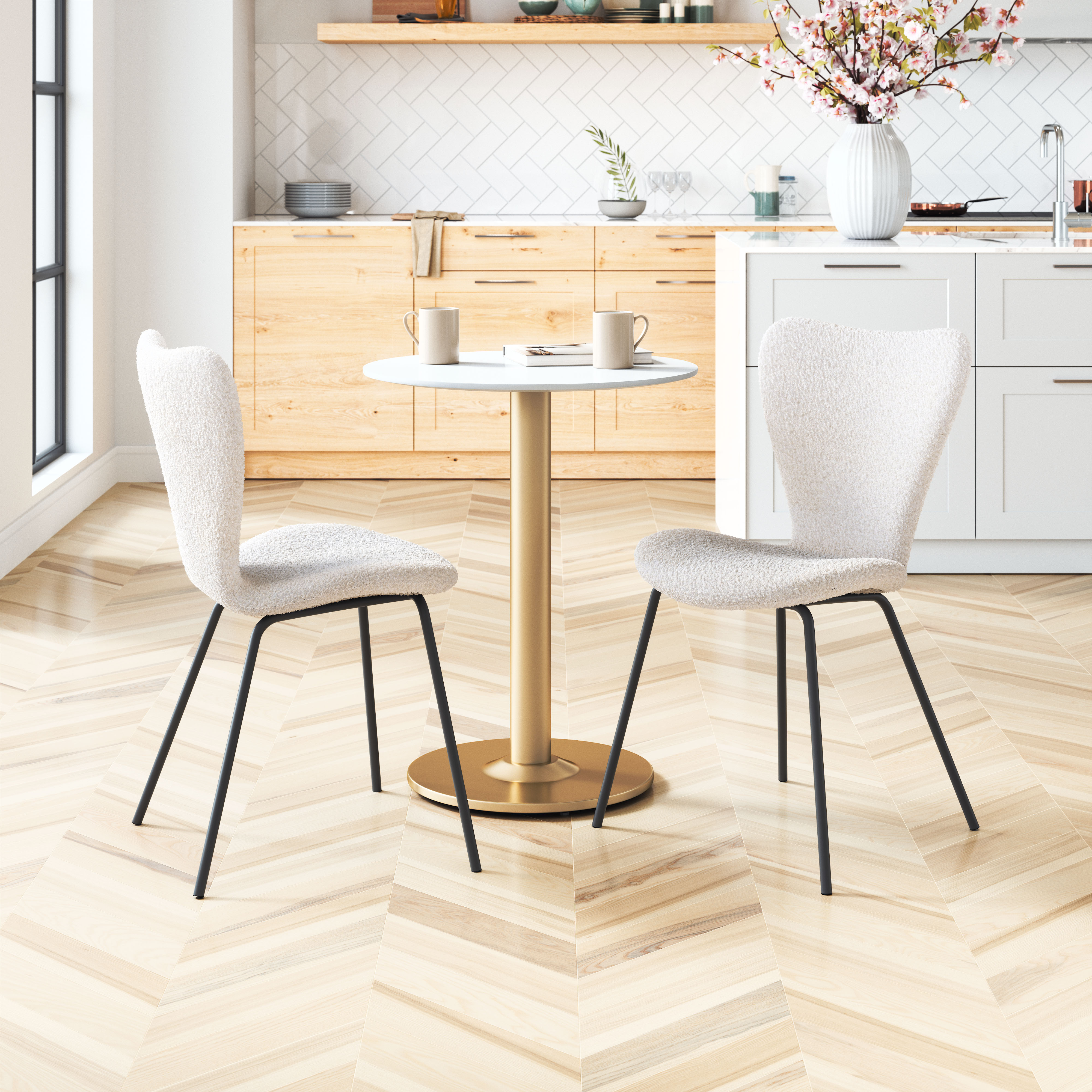 Thibideaux Dining Chair (Set of 2) Ivory product image