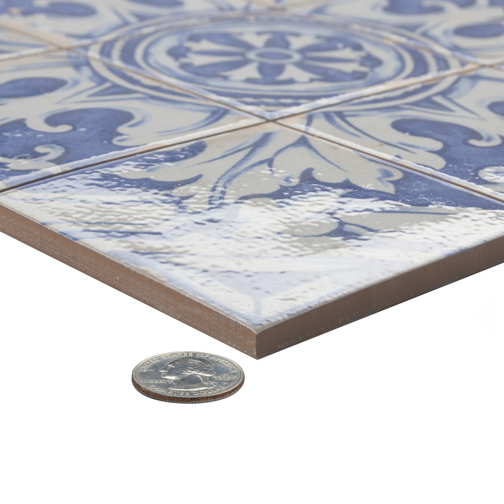 Kings Campania Minori 13 in. x 13 in. Ceramic Floor and Wall Tile