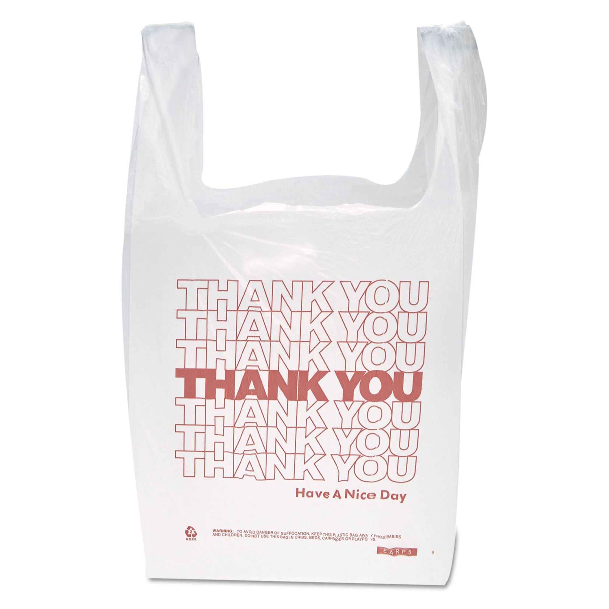 Open Ended Handle Bag 11-1/2 X 21 Inch 1.25 mil