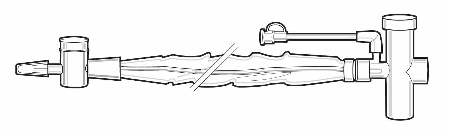 Ballard® Closed Suction Catheter, Tracheostomy Type, 21.3 Inch Length