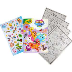Coloring Book, Uni-Creatures, 96 Pages