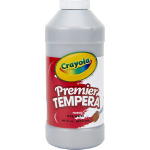 Premier Tempera Paint, 16 oz, Silver