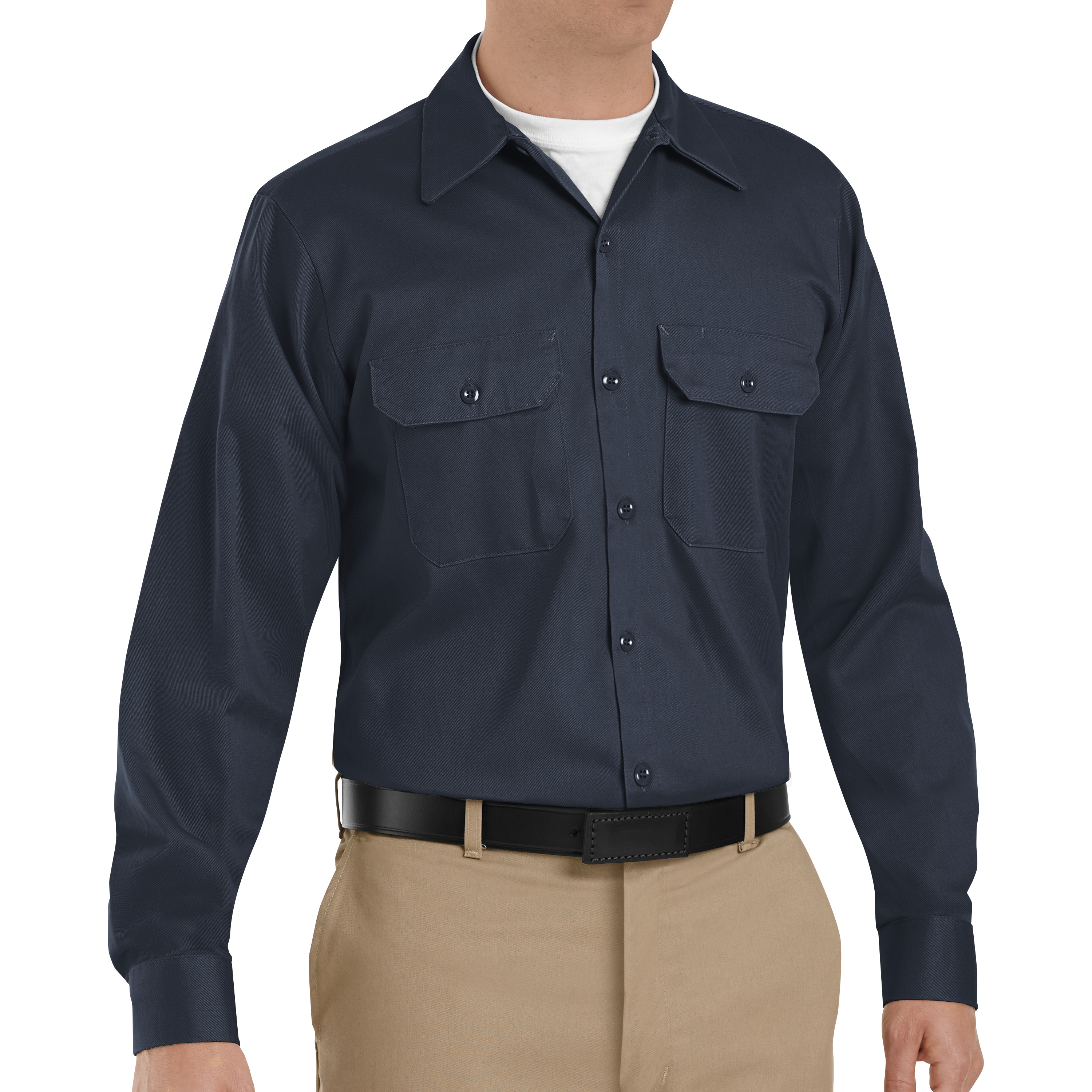 Red Kap Herren Langarm Deluxe Heavyweight Cotton Shirt - Bild 7 von 7