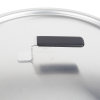 14 ⅞-inch Wear-Ever® domed aluminum cover with satin finish in dipped handle