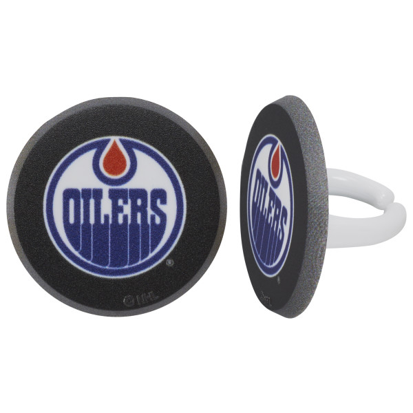 NHL® Team Puck Cupcake Rings