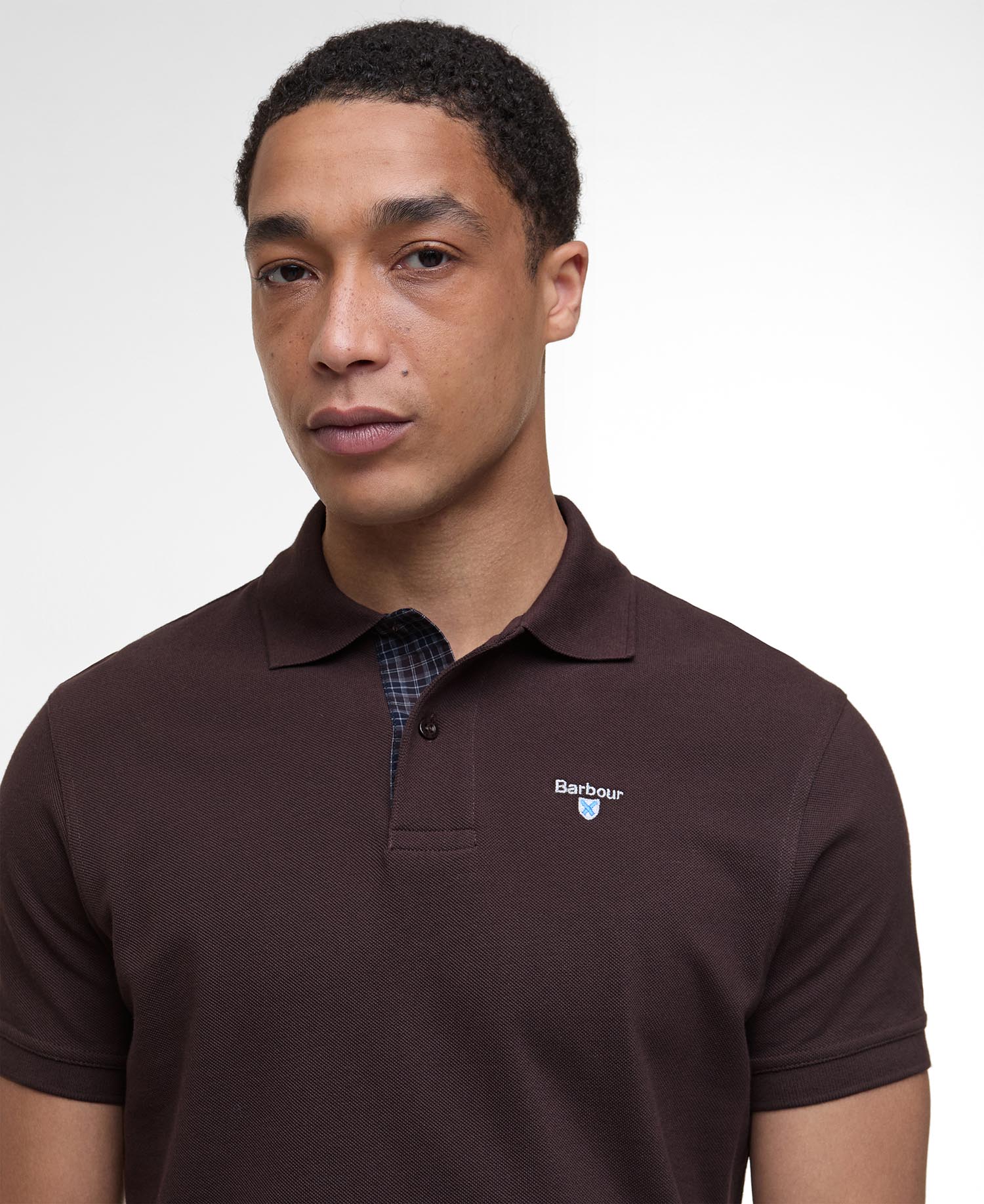 Tartan Pique Polo Shirt image number 3
