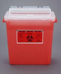 Bemis Sentinel Multi-purpose Sharps Container, 3 Gallon, 15 x 13.87 x 6.87 Inch MK 387581
