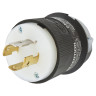 Twist-Lock® Insulgrip® Plug 20A 3-Phase Y 120/208V 4P4W Black and White