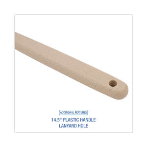 Boardwalk, 5in, Utility Brush with 14.5in Handle, Polypropylene Bristles, Yellow