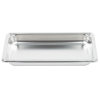 Fourth-size 1 ¼-inch-deep Super Pan V® stainless steel steam table pan