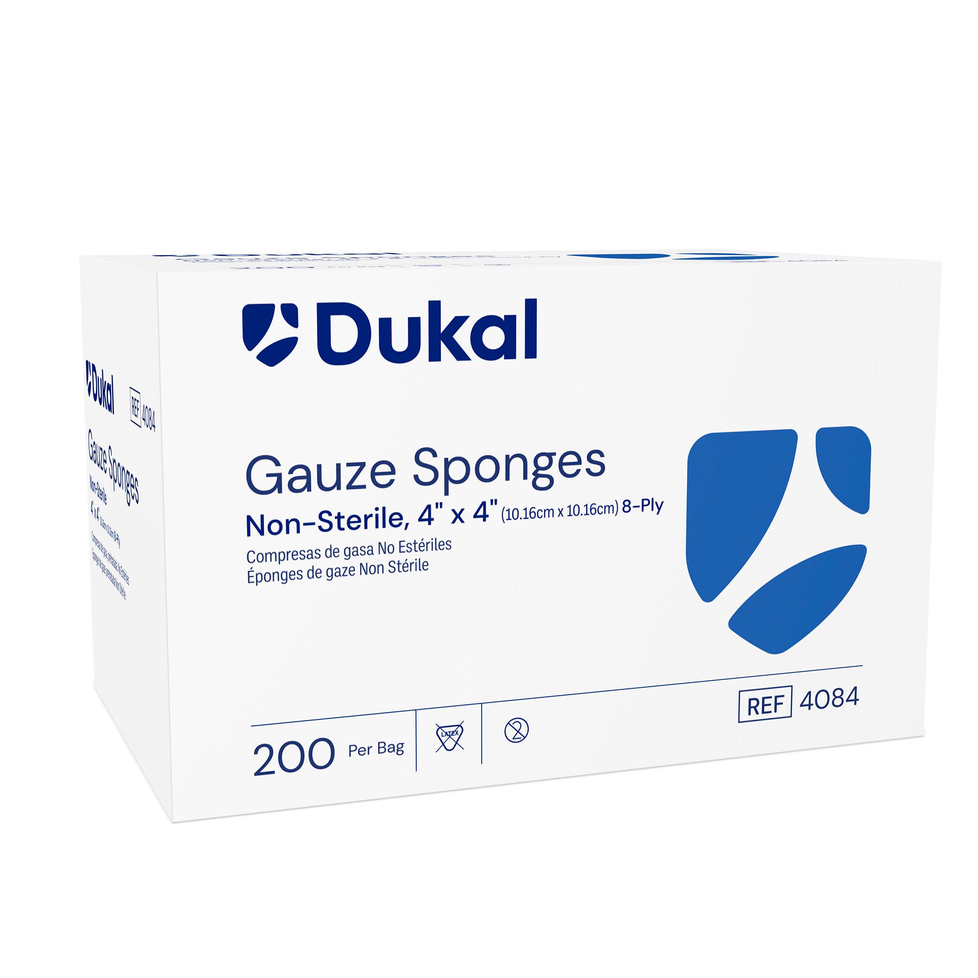 Dukal™ Gauze Sponge, 4 x 4 Inch, 8-Ply