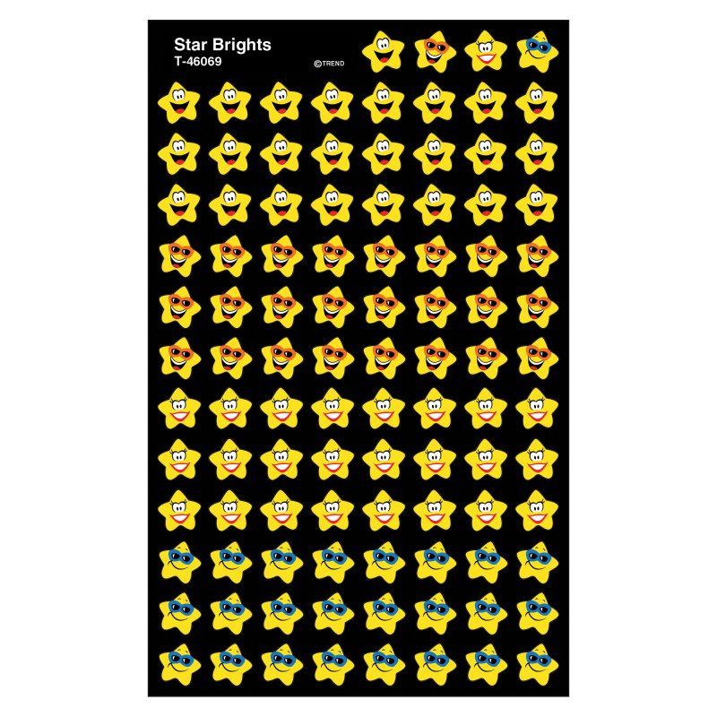 Star Brights superShapes Stickers, 800 ct